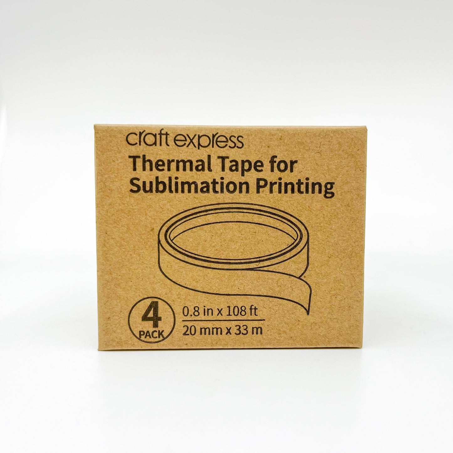 Craft Express - Sublimation - 4 Scotch Haute Température - 2 cm x 33 m