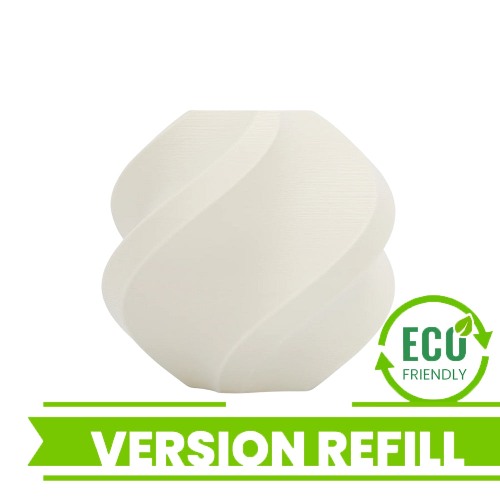 Bambu Lab - PLA Matte - Blanc Os (Bone White) - 1,75 mm - 1 kg Refill