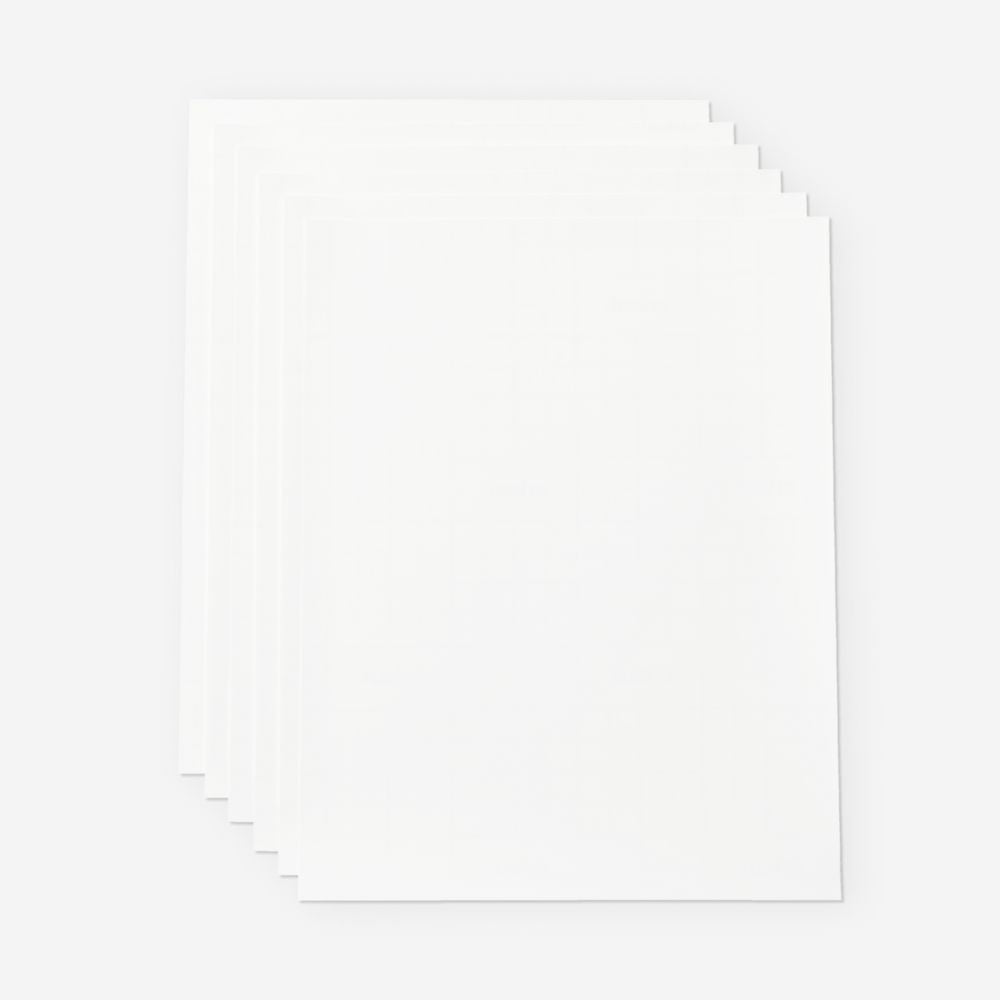 Cricut - Printable Vinyl - 12 Feuilles de Vinyle Imprimable - Feuilles