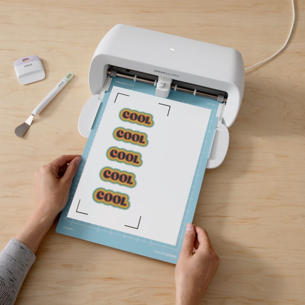 Cricut - Printable Vinyl - 12 Feuilles de Vinyle Imprimable - découpe