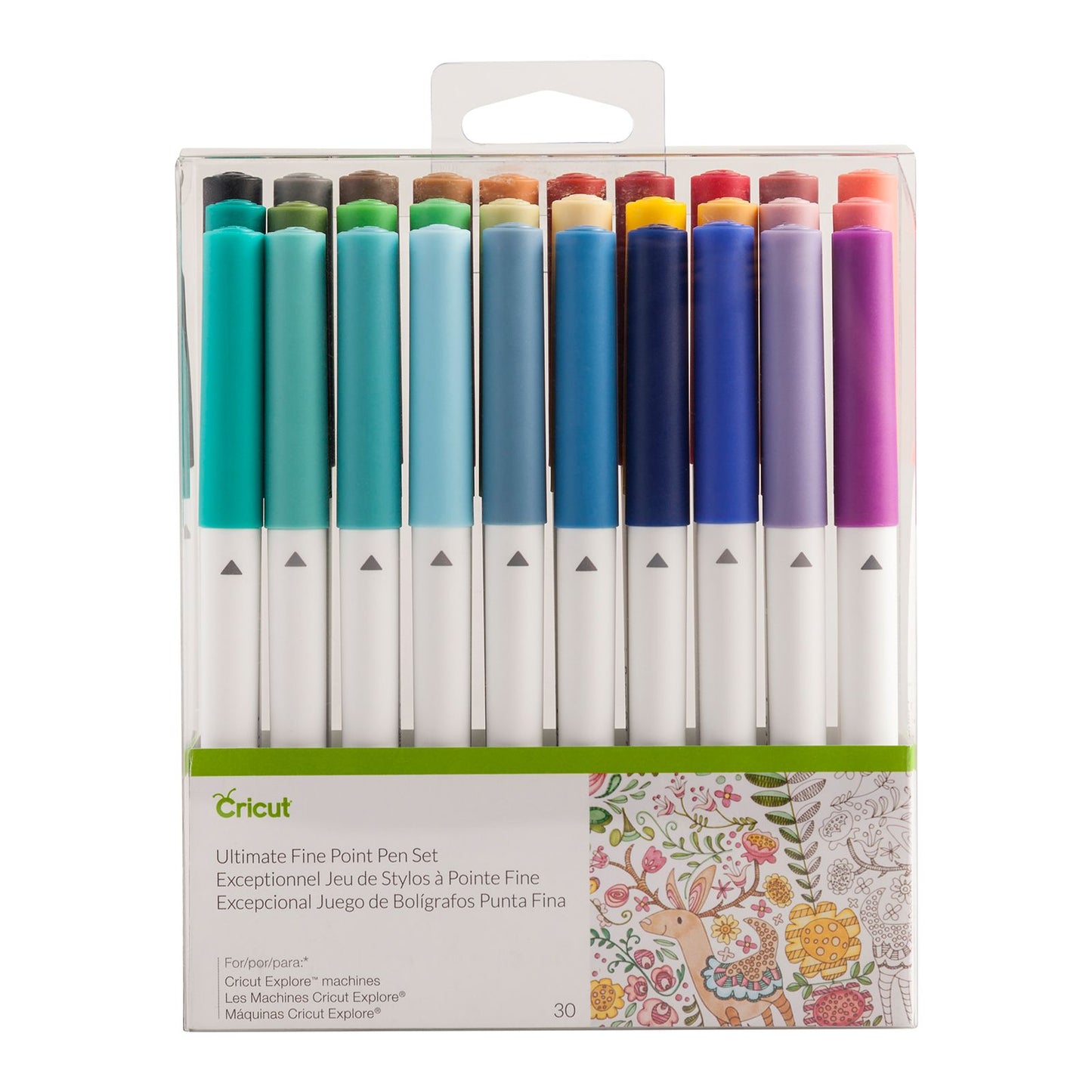 Cricut - Kit Complet de Stylos à Pointe Fine (30pc)