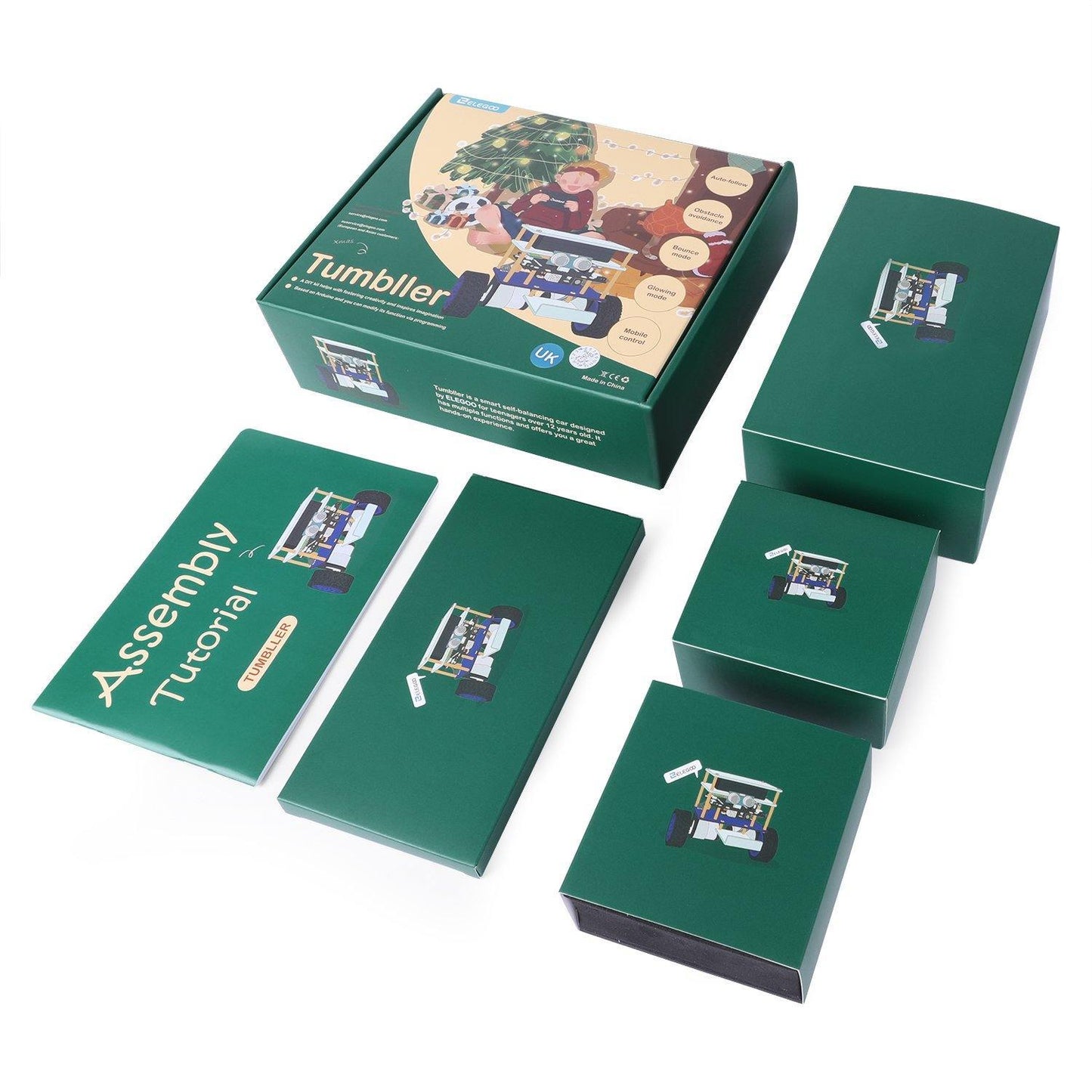 ELEGOO - Kit Robot Auto-Equilibrant (Tumbller Self-Balancing Robot Car Kit)