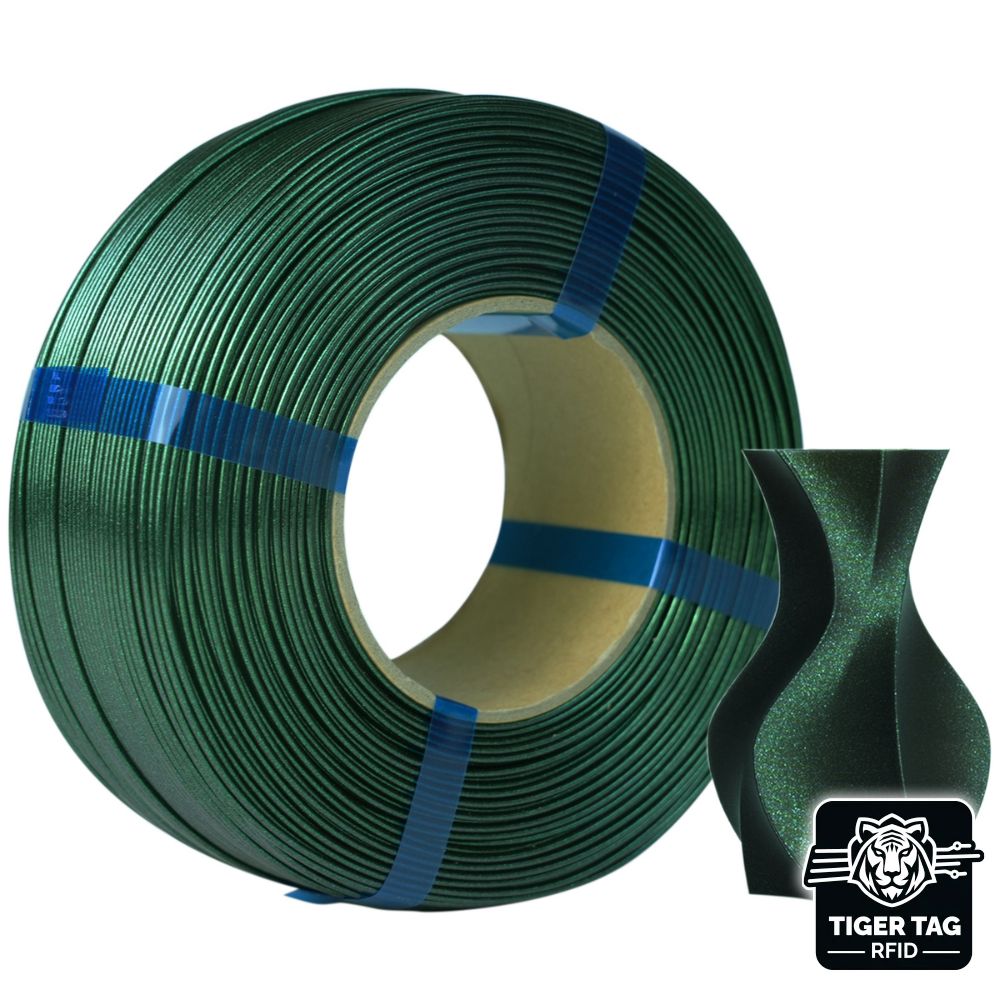 Jamg He - PLA Magic - Vert (Green) - 1,75 mm - 1 kg - Refill avec RFID TigerTag