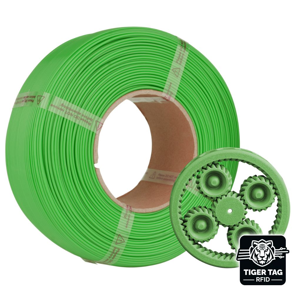 Jamg He - ABS - Vert (Green) - 1,75 mm - 1 kg - Refill avec RFID TigerTag
