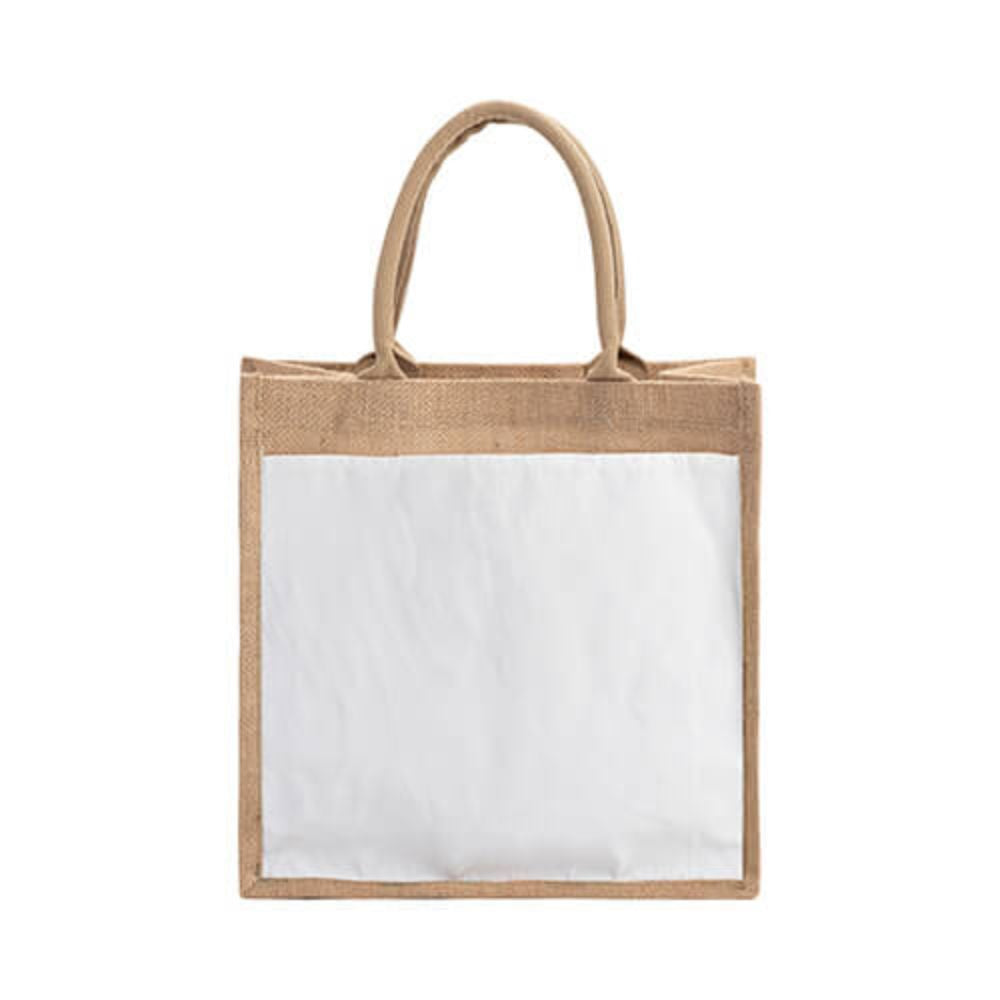 MissKraft - Sublimation - Tote Bag en Jute - 30 x 30 x 19 cm