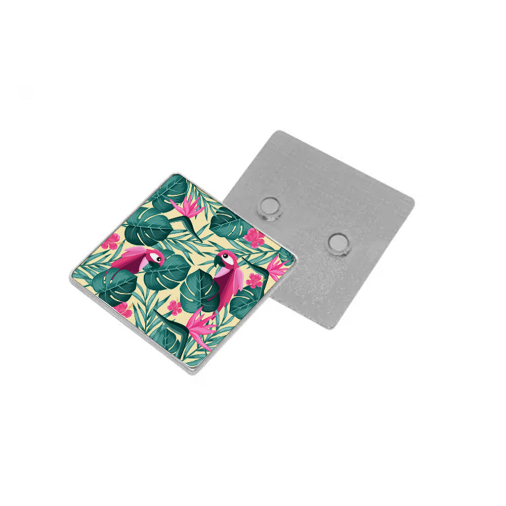 Craft Express- Sublimation - Lot de 5 Magnets en Métal Carré - 5,5 x 5,8 cm