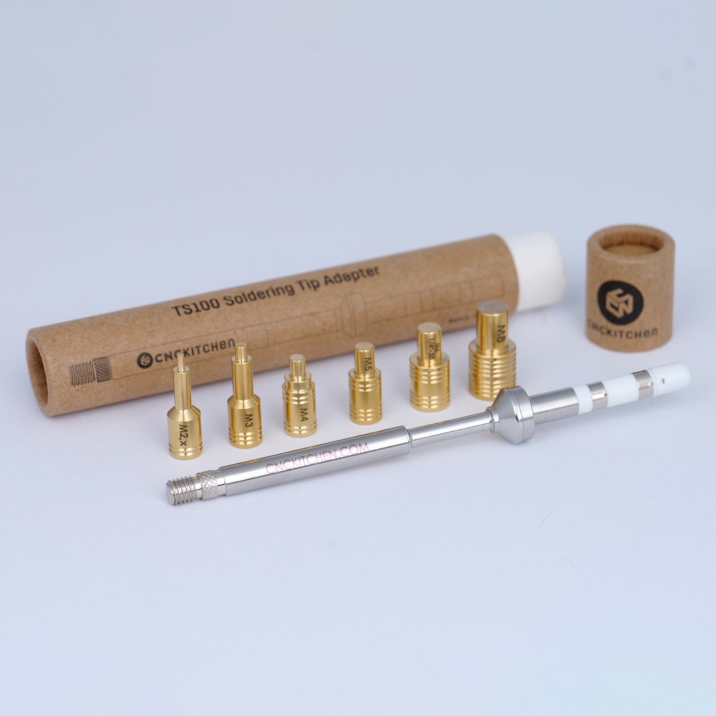 CNC Kitchen - Pannes à Souder + Adaptateur pour TS100 et TS101 - 7 pièces