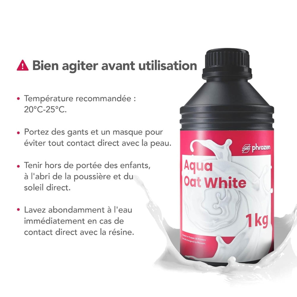 Phrozen - Résine Aqua - Blanc Avoine (Oat White) - 1 kg