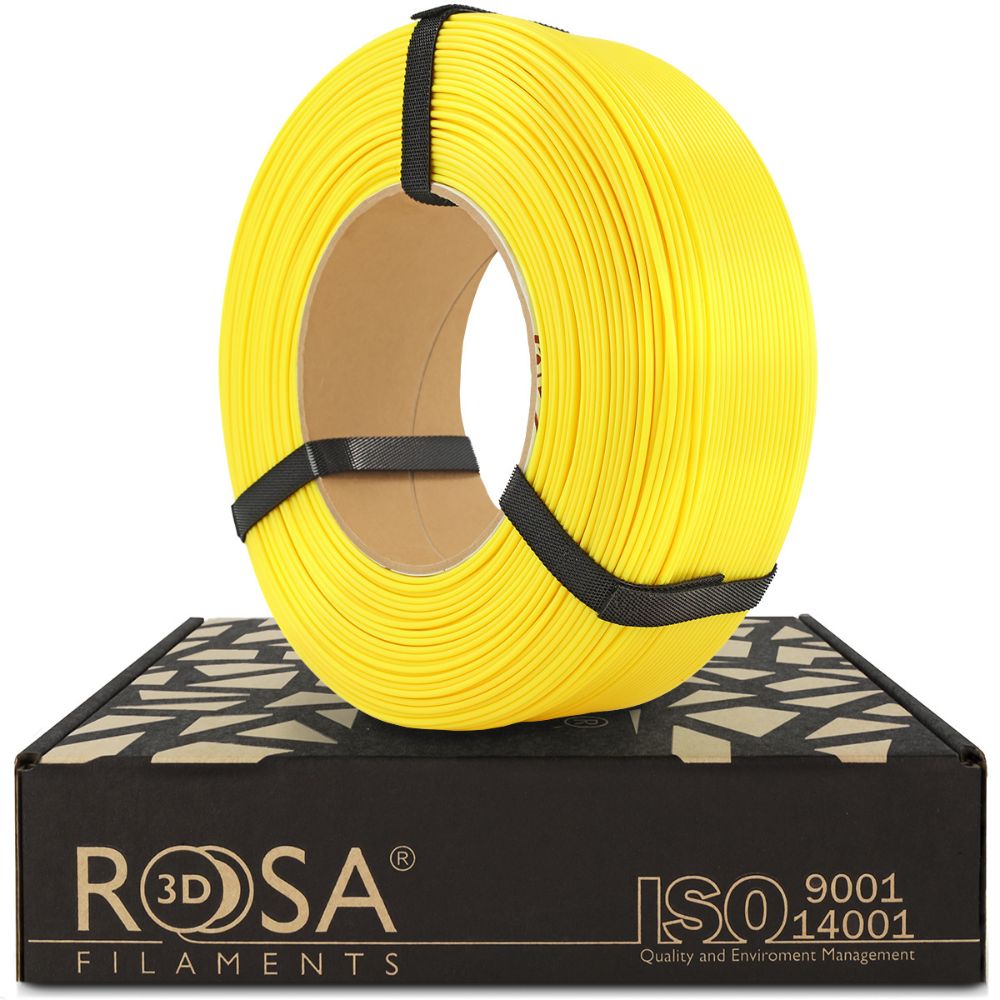 Rosa3D - CMYK Lithophane - PLA Starter - Jaune avec emballage