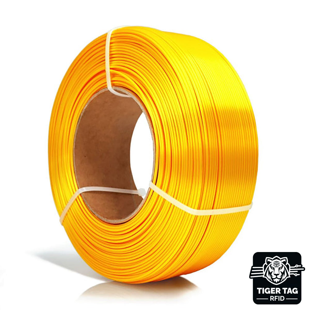 Rosa3D - PLA Silk - Jaune (Yellow) - 1,75 mm - 1 kg Refill avec RFID TigerTag