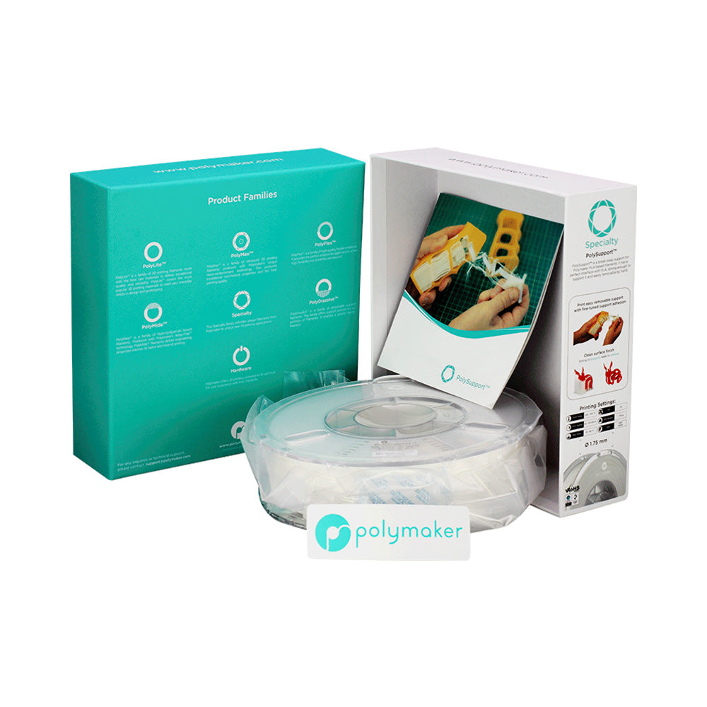 Polymaker - PolySupport - Blanc Perle (Pearl White) - 1,75 mm - 750 g