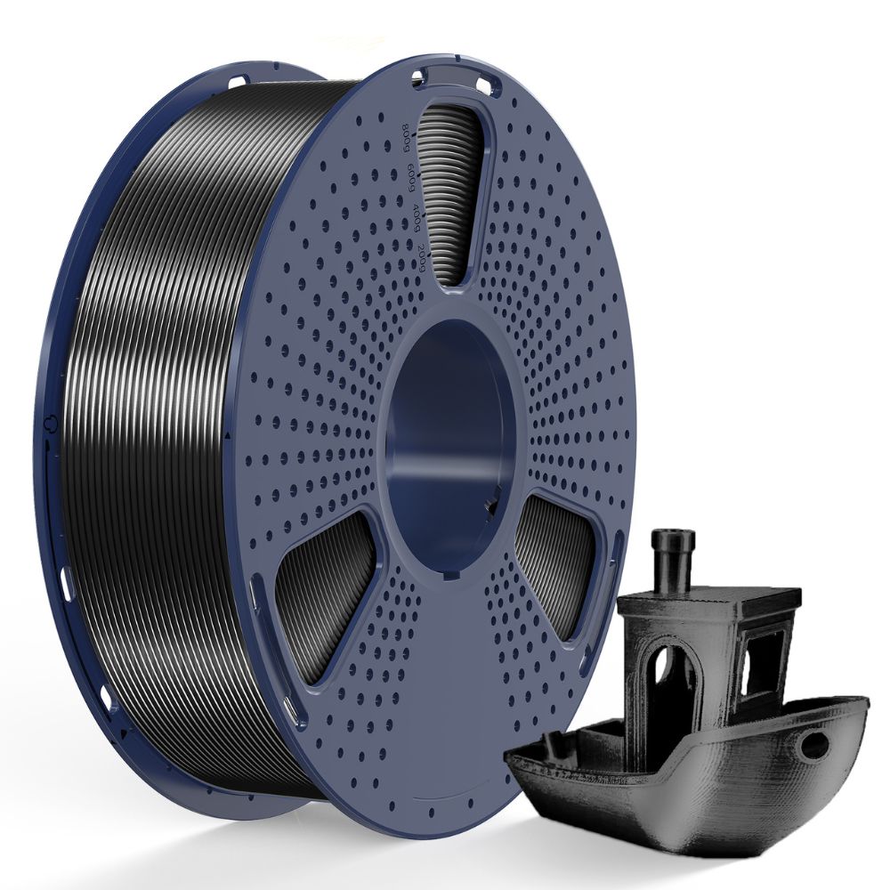 Sunlu - Silk PLA+ - Noir (Black) - 1,75 mm - 1 kg