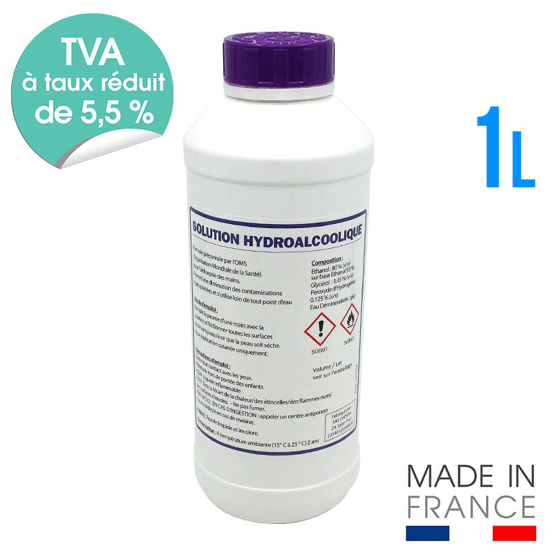 Solution Hydroalcoolique - Bidon 1 L