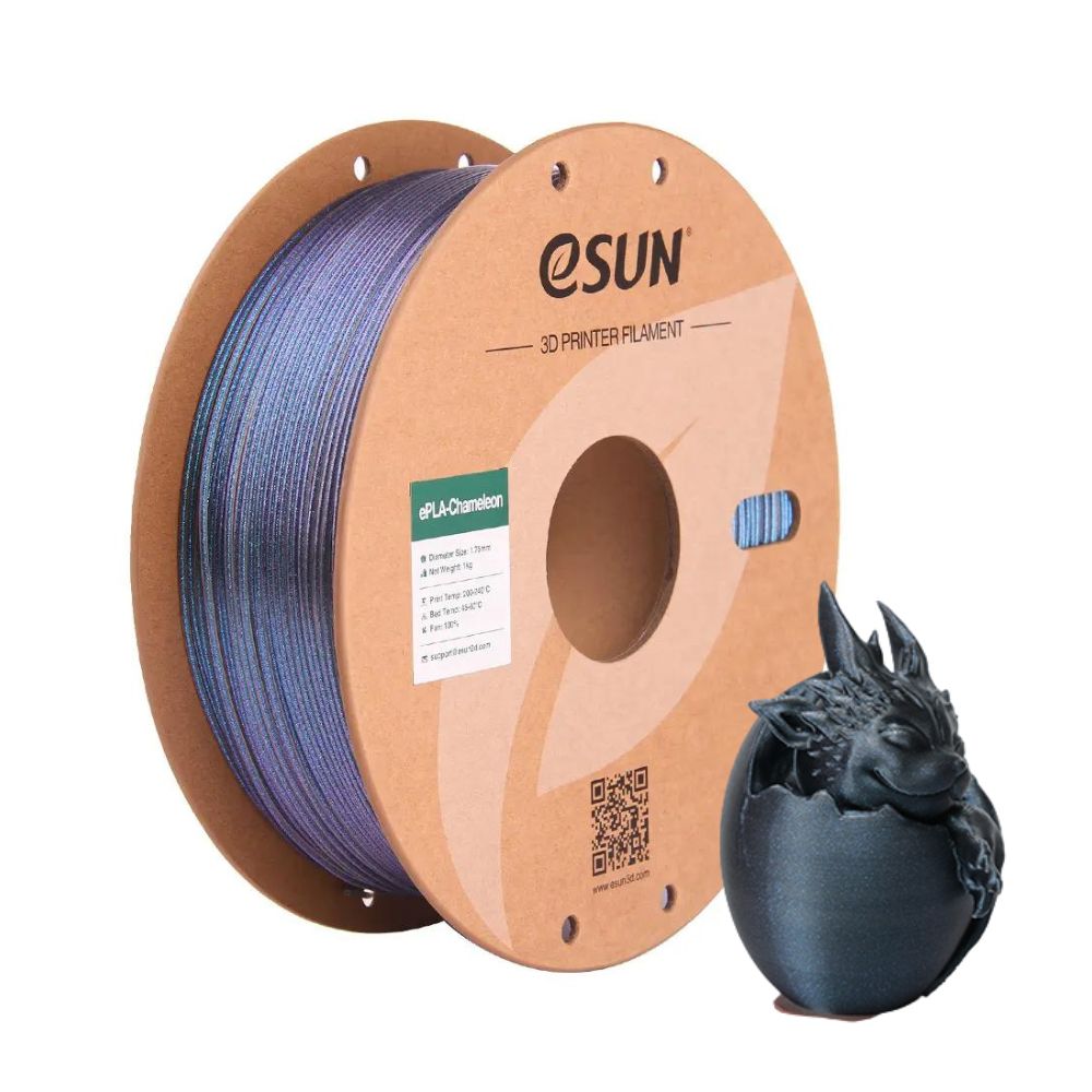 eSun - ePLA Chameleon - Noir Tech (Technology Black) - 1,75 mm - 1 kg