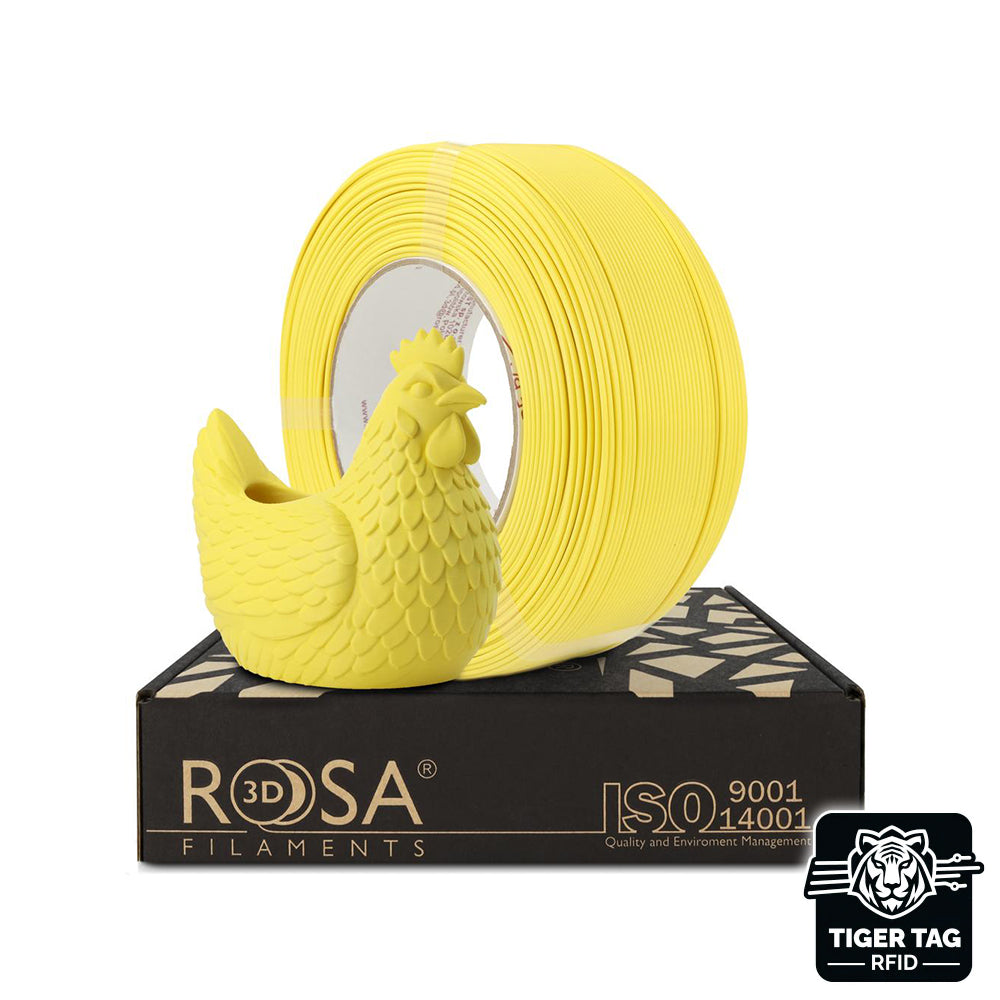 Rosa3D - PLA Speed - Mat Jaune Gimgimbre (Matt Ginger Yellow) - 1,75 mm - 1 kg Refill avec RFID TigerTag