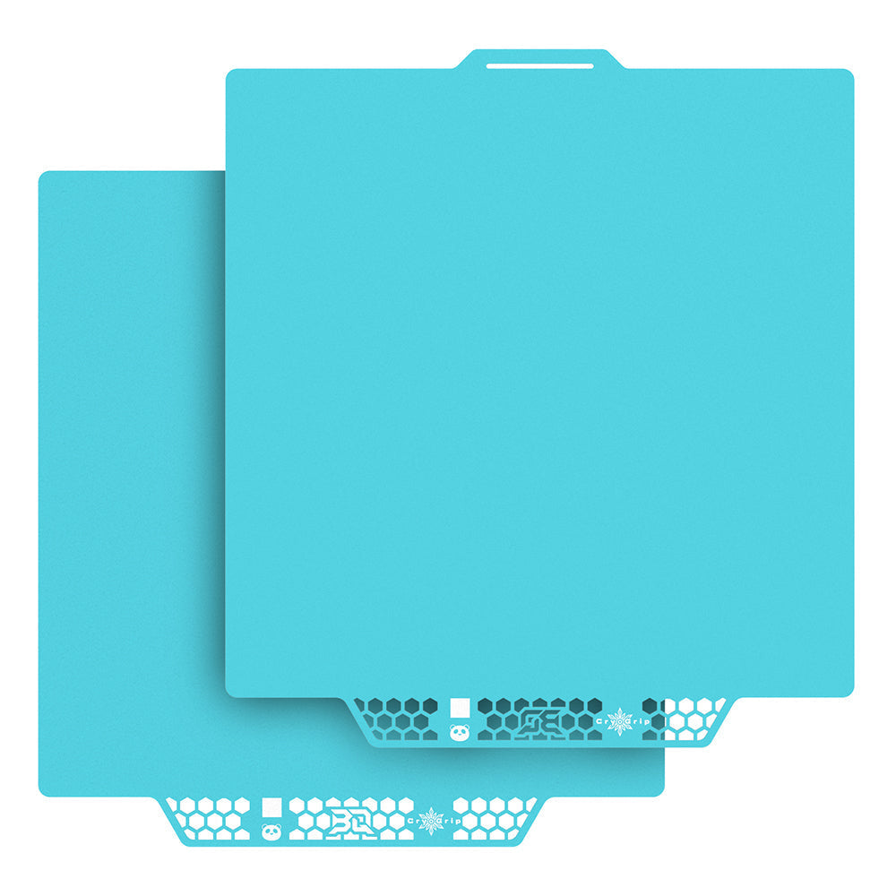 BIQU - Plateau d'impression CryoGrip Pro pour bambu lab A1 Mini - Bleu glacé lisse (Glacier Fine Textures) - 184 x 184 mm