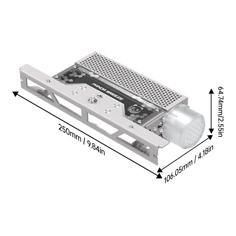 BIQU - Panda Breeze - Ventilateur à Flux Transversal (Cross Flow Fan) pour BambuLab A1