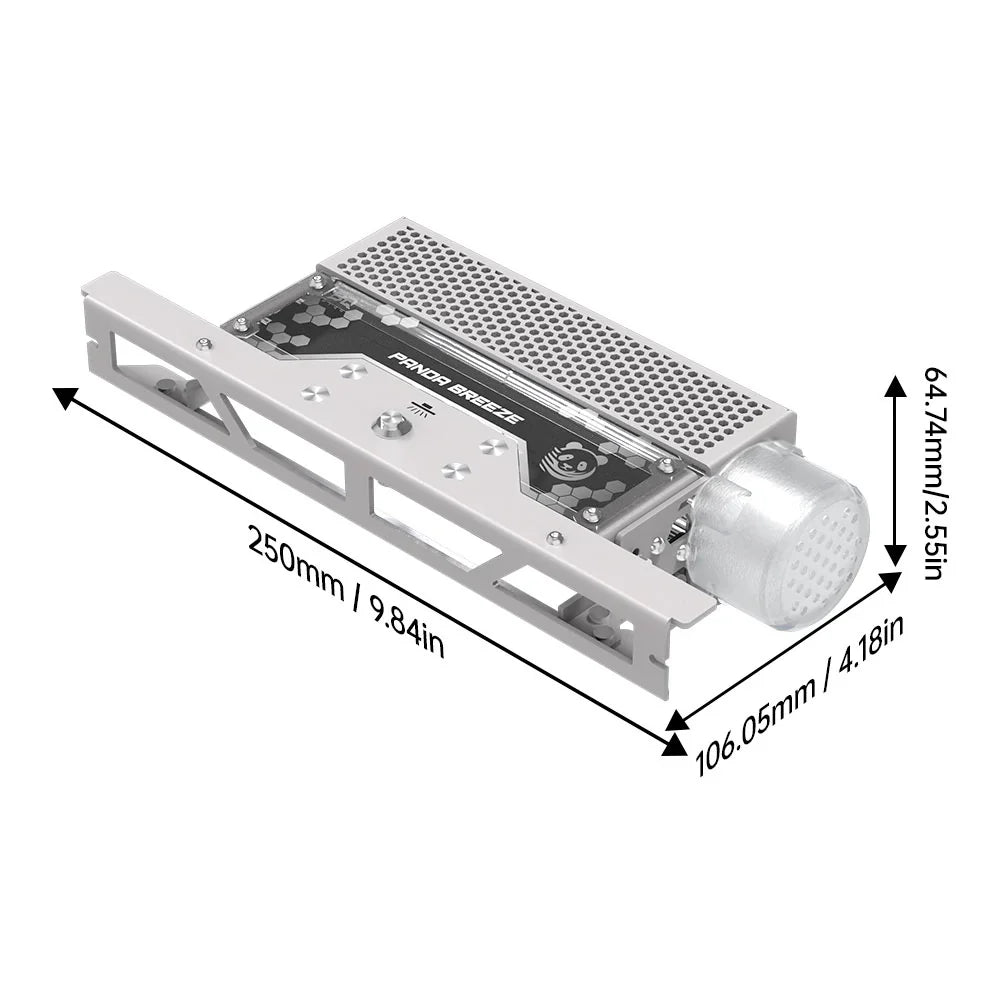 BIQU - Panda Breeze - Ventilateur à Flux Transversal (Cross Flow Fan) pour BambuLab A1
