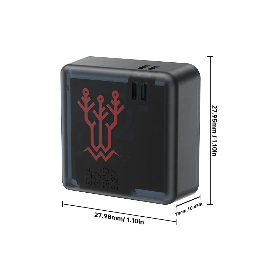 BIGTREETECH - Panda Sense avec Coque Durable en PP - Capteur Magnétique de Température et d'Humidité Haute Précision