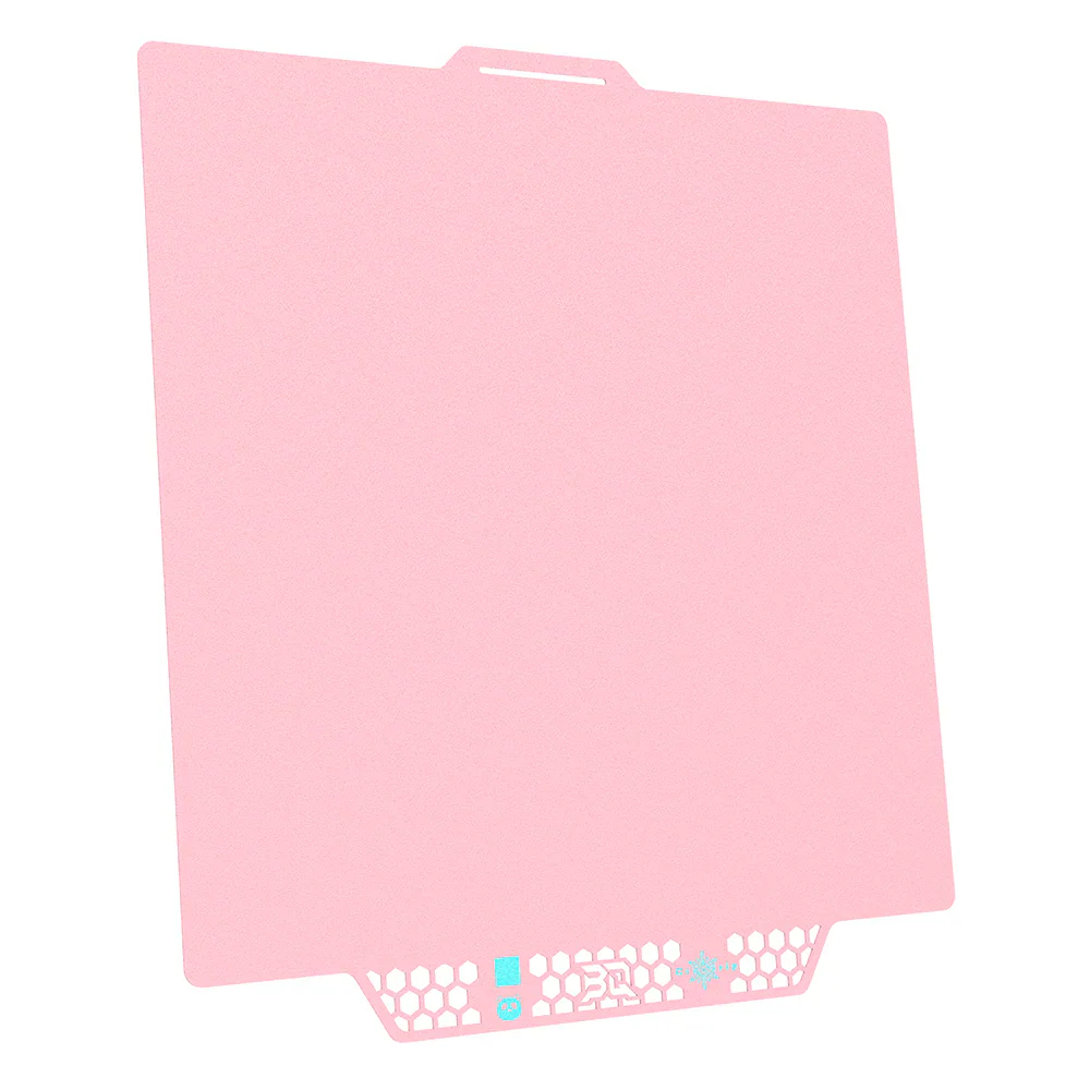 BIQU - Plateau CryoGrip Pro - Bambu Lab X1/P1/P2/A1 - Rose glacé fin - (Glacier Fine Textures)