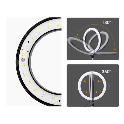 Anneau lumineux LED RVB