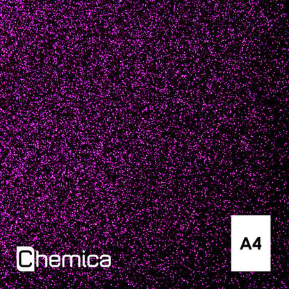 Chemica - Bling Bling Star - Aubergine (EggPlant) - 30 x 20 cm