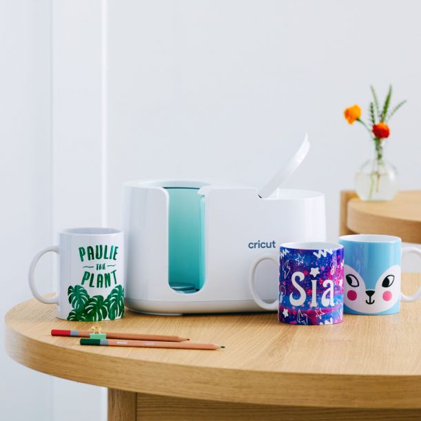 Cricut - Mug en céramique - blanc - 10 oz / 300 ml (lot 4 Mugs)
