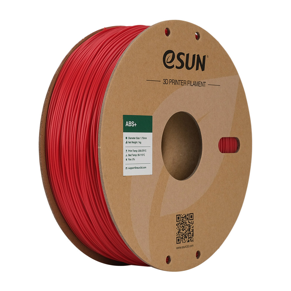 Bobine de ABS+ eSun Fire Engine Red - 1kg - Spool carton