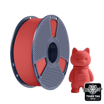 Sunlu - PLA Matte - Rouge (Red) - 1,75 mm - 1 kg avec RFID TigerTag