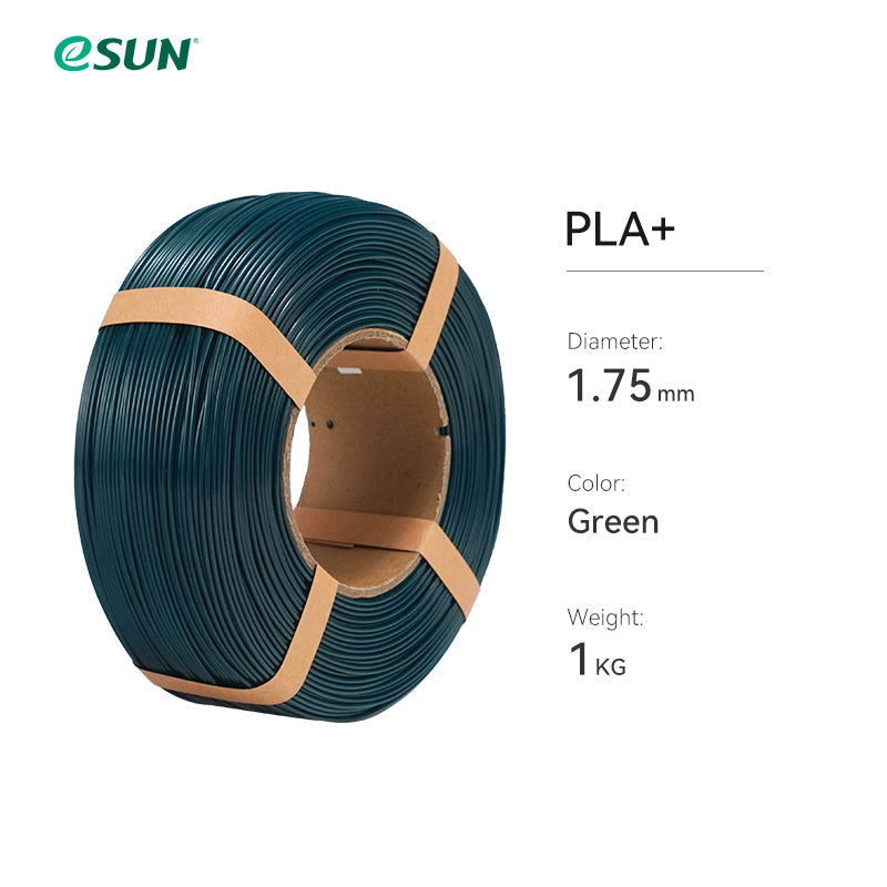 eSun - PLA+ - Vert (Green) - 1,75 mm - 1 kg Refill