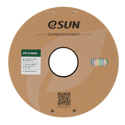 Bobine eSun de ePLA Matte Rainbow - 1kg - Packaging