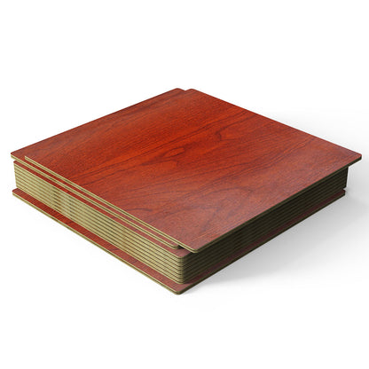 Creality - 10 Plaques de Contreplaqué Mélaminé Palissandre (Rosewood Plywood Sheets) - 30 x 30 cm - 3 mm