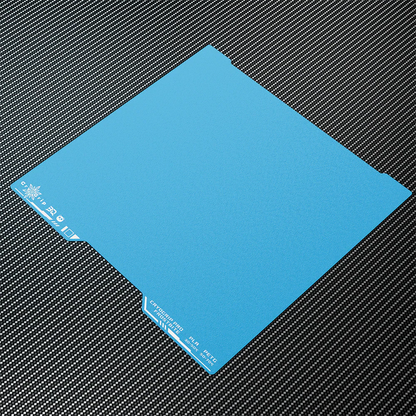 BIQU - Plateau d'impression Série H2S/H2D Bambu CryoGrip Pro - Bleu d'hiver texturé (Frostbite Coarse Textures) - 355 x 346 mm