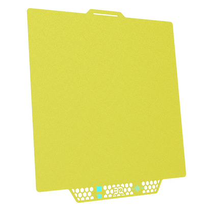 BIQU - Plateau CryoGrip Pro - Bambu Lab X1/X2/P1/P2/A1 - Jaune glacé fin - (Glacier Fine Textures)