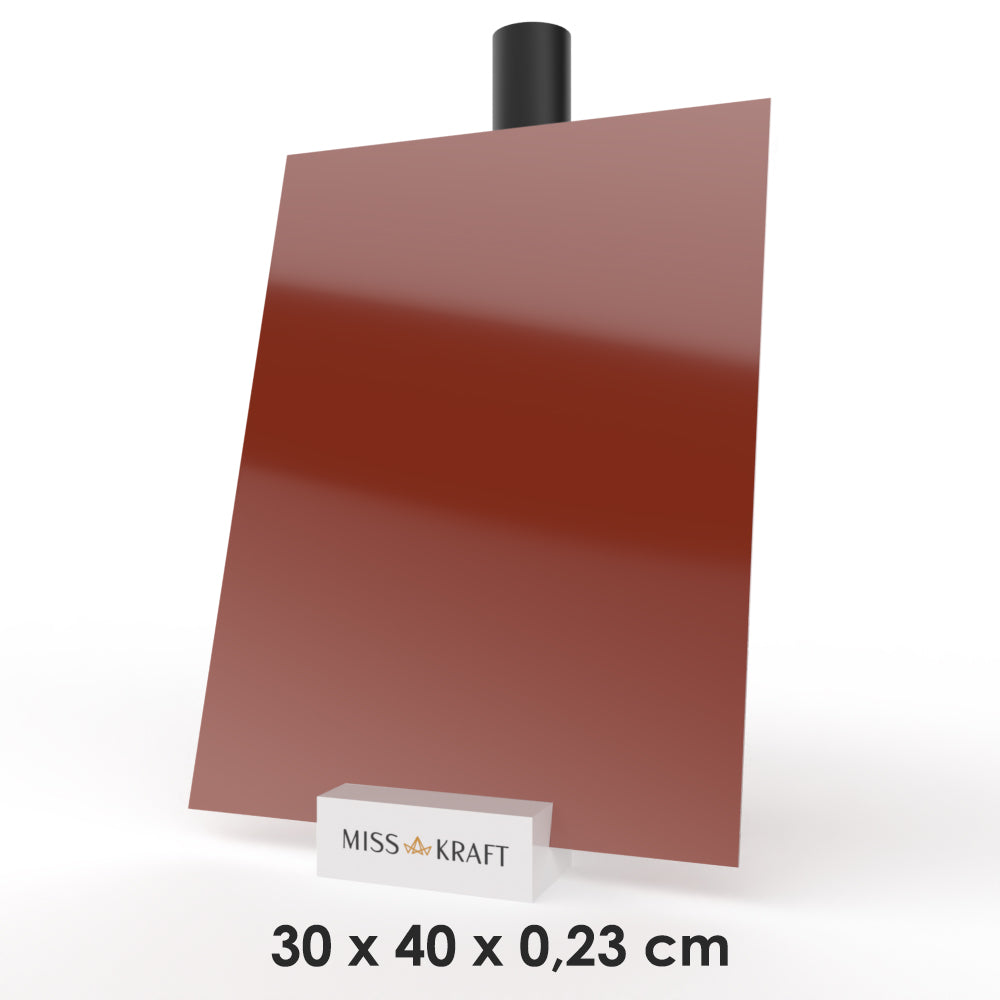 Plaque acrylique MissKraft - Marron