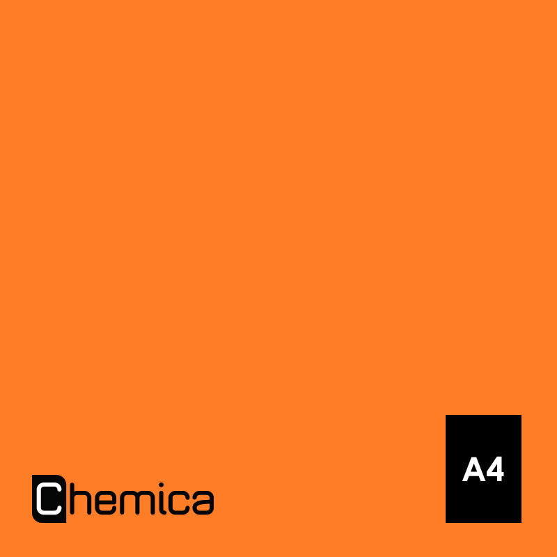 Chemica - Hotmark Revolution - Orange Fluo (Fluo Orange) - Feuille 30 cm x 20 cm