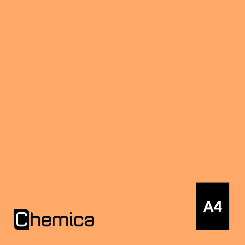 Chemica - Hotmark Revolution - Orange Pastel (Pastel Orange) - Feuille 30 cm x 20 cm