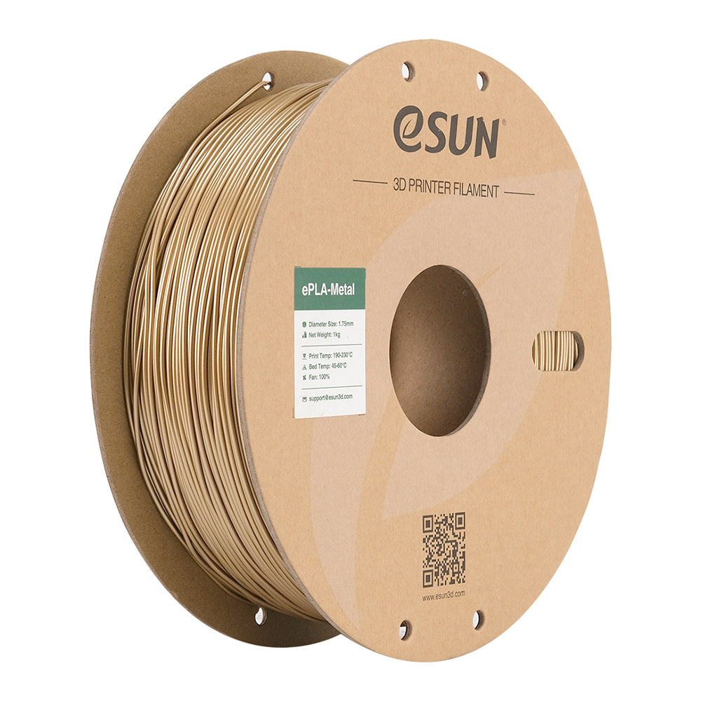 Bobine eSun de ePLA Metal Antique Brass - 1 kg - Spool carton