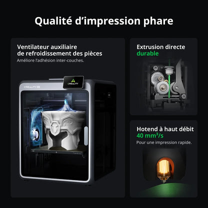 Creality - K2 Combo avec CFS - Imprimante 3D FDM Multi-Couleurs