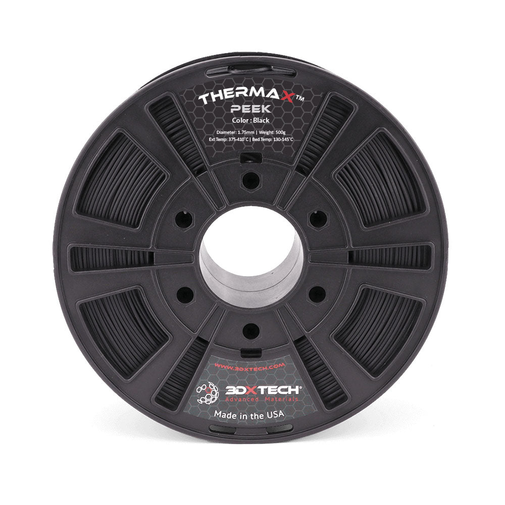 3DXTech - ThermaX PEEK - Noir (Black) - 1.75 mm - 500 g