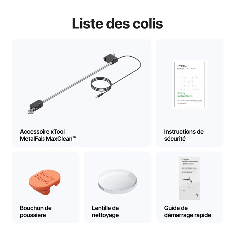 xTool - MetalFab - Accessoire de Nettoyage Laser MaxClean - 45 mm