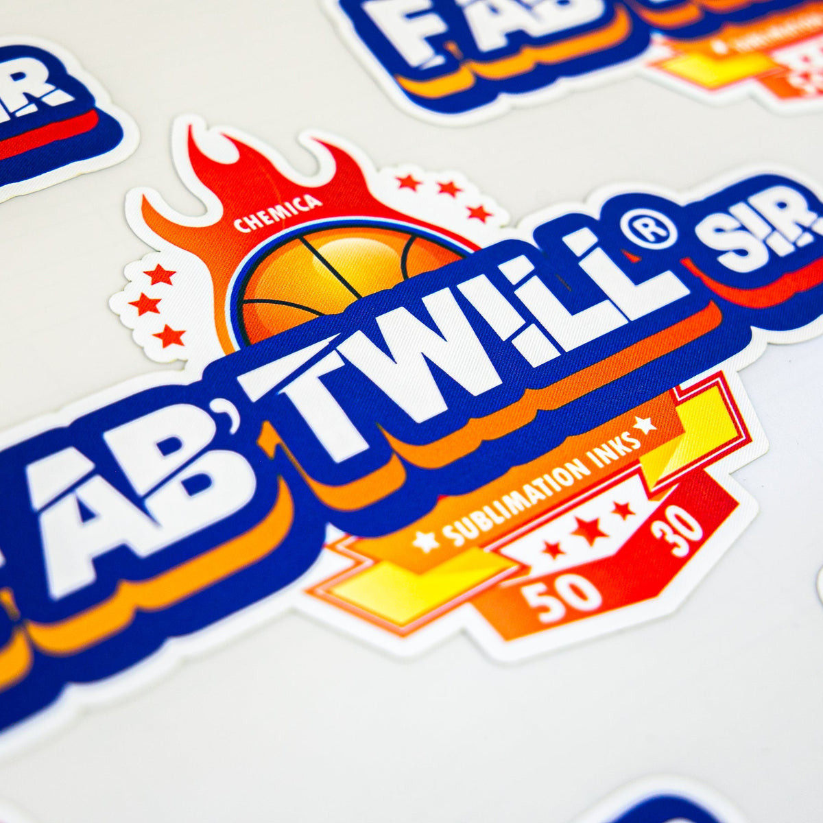 Chemica  - Rouleau Imprimable Fab'Twill SIR par sublimation - 35 cm x 1 m
