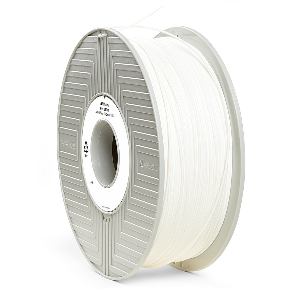 Verbatim - Tefabloc (Primalloy) TPE - Blanc (White) - 1.75 mm - 500 g, Filament, Verbatim