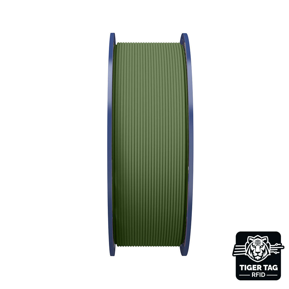 Sunlu - PLA Matte - Vert Olive (Olive Green) - 1,75 mm - 1 kg avec RFID TigerTag