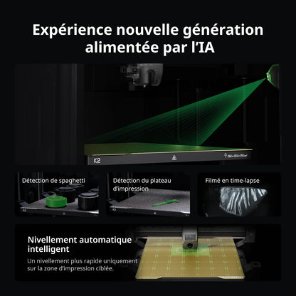 Creality - K2 Combo avec CFS - Imprimante 3D FDM Multi-Couleurs