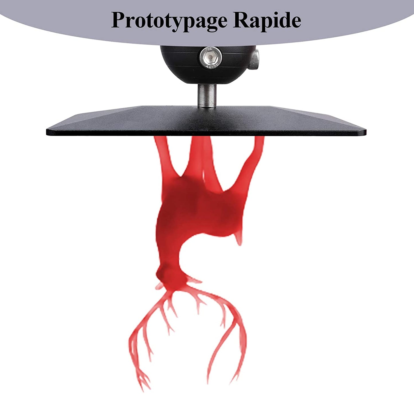 ELEGOO - Résine UV Standard - Rouge Clair (Clear red) - 1 kg