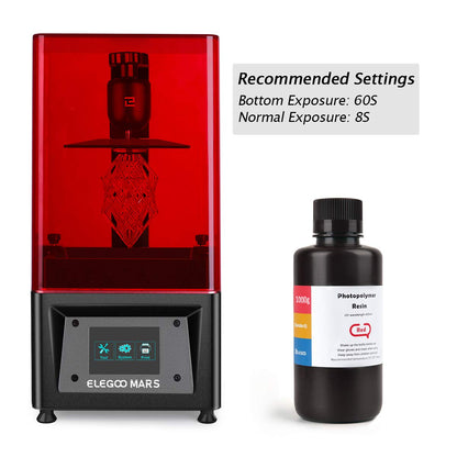 Pack ELEGOO - 12x Résine UV ABS-Like - Rouge (Red) - 1 kg