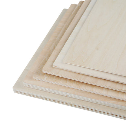 Creality - 10 Plaques de Contreplaqué Mélaminé Tilleul (Basswood Sheets) - 30 x 30 cm - 3 mm