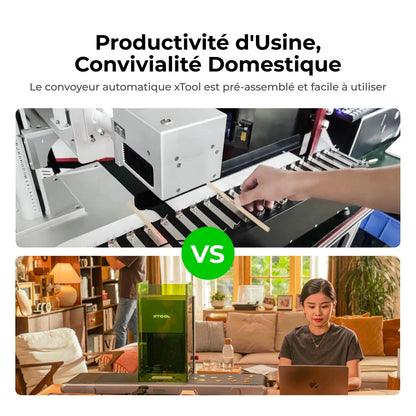 xTool - Convoyeur Auto Streamline™ pour F2 Ultra / F1 Ultra