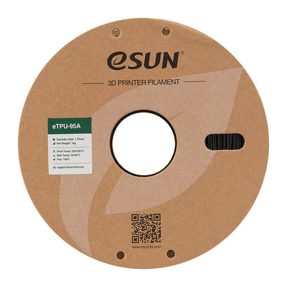 Bobine eSun de eTPU-95A Black - 1 kg - Packaging